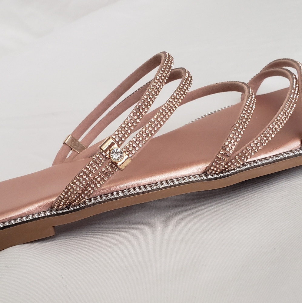 Sparkly Rhinestone Sandals - Picture 7 of 16